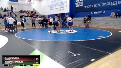 285 lbs 7th Place Match - Elijah Sievers, Goodhue vs Kingston Hamblin, Minnetonka