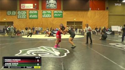 174 lbs Cons. Round 3 - Andre Doeve, Rio Hondo College vs Moises Moreno, Bakersfield College