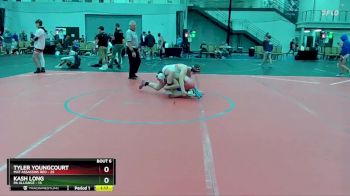 110 lbs Round 2 (6 Team) - Kash Long, PA Alliance vs Tyler Youngcourt, Mat Assassins Red