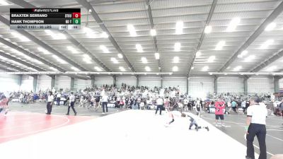 95 lbs Rr Rnd 4 - Braxten Serrano, Stout Wrestling Academy vs Hank Thompson, No Team