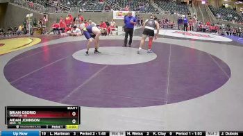 287 lbs Round 1 (4 Team) - Brian Osorio, Thurston vs Aidan Johnson, Bend