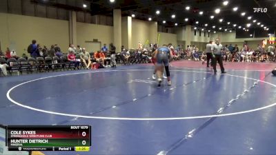 175 lbs Semifinal - Hunter Dietrich, Minerva vs Cole Sykes, Stronghold Wrestling Club