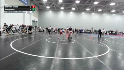 120 lbs Consi Of 32 #2 - Stephen Cross, NC vs Sam Baker, NH