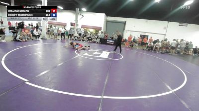 115 lbs William Dircks, Minnesota Blue vs Rocky Thompson, Missouri Red