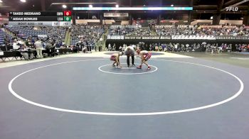 106 lbs Cons. Round 2 - Aidan Bowles, Lenexa-St. James Academy vs Takeo Medrano, Emporia HS