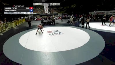 115 lbs Cons. Round 2 - Dawson Payne, Peterson Grapplers Wrestling Club vs Jesse Velasco