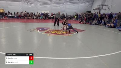 52 lbs Consi Of 8 #2 - Dawson Roche, York vs Brogan Kotson, South Park