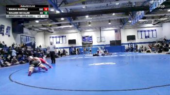 Girls 152 lbs Semifinal - Bianca Bartelli, Saraland vs Kolleen Mccaleb, D`Iberville High School