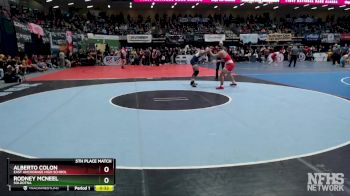 189 lbs 5th Place Match - Alberto Colon, East Anchorage High School vs Rodney McNeel, Soldotna