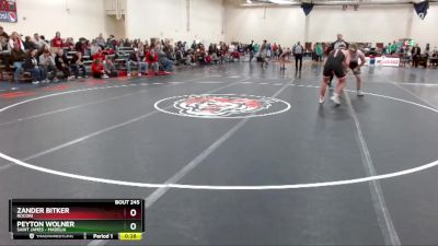 189 lbs Cons. Round 2 - Peyton Wolner, Saint James - Madelia vs Zander Bitker, Rocori