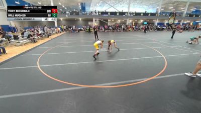 110 lbs Cons. Round 5 - Tony Biondillo, Unattached vs Will Hughes, Roundtree Wrestling
