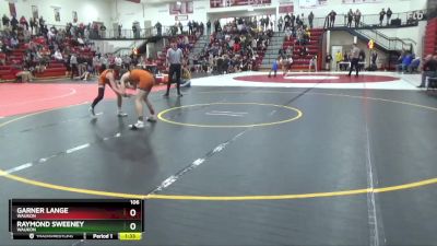 106 lbs Cons. Round 3 - Garner Lange, Waukon vs Raymond Sweeney, Waukon