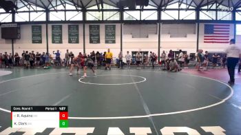 119-127 lbs Cons. Round 1 - Ronin Aquino, Wheeling High School vs Koby Clark, Marquette