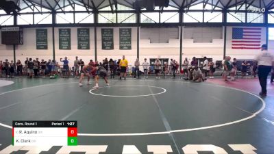 119-127 lbs Cons. Round 1 - Ronin Aquino, Wheeling High School vs Koby Clark, Marquette