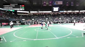 217 lbs Cons. Round 2 - Jacob Purtee, LEO1 vs Jackson Clapper, Unattached