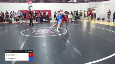 72 kg Quarterfinal - Tyler Antoniak, MWC Wrestling Academy vs Hunter Sturgill, Baylor Wrestling Academy