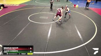 130 lbs Semifinal - Brantley Butler, BEA (Blue Earth Area) vs Austin Harberts, Adrian