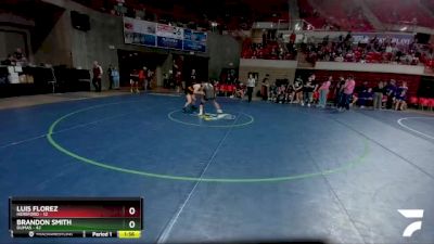 150 lbs Round 2 (8 Team) - Brandon Smith, Dumas vs Luis Florez, Hereford