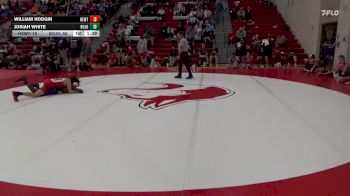 113 lbs Round 1 (4 Team) - Josiah White, Bob Jones vs William Hodgin, Hewitt-Trussville