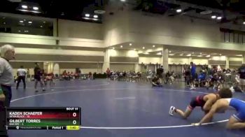 132 lbs Round 7 (10 Team) - Kaden Schaefer, NFWA Black vs Gilbert Torres, Bad Bay