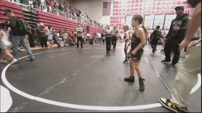 55 lbs Rr Rnd 1 - Pryce Patton, Madill Takedown vs Breelynn West, Midwest City Bombers Youth Wrestling Club