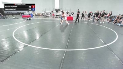 150 lbs Kozad Porter, Team Wyoming Black vs Favio Rivero, Team Nebraska