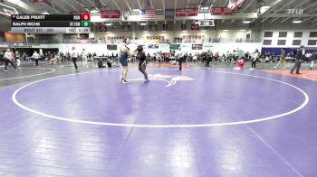285 lbs Champ. Round 3 - Ralph Riche, St. Thomas University vs Caleb Pruitt, Reinhardt University (GA)