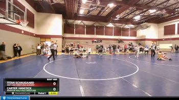 126 lbs Cons. Round 1 - Carter Hancock, Riverton Wolf Pack Wrestling vs Titan Schaugaard, Salt Lake Wrestling Academy