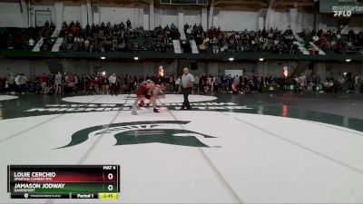 165 lbs Cons. Round 2 - Louie Cerchio, Spartan Combat RTC vs Jamason Jodway, Davenport