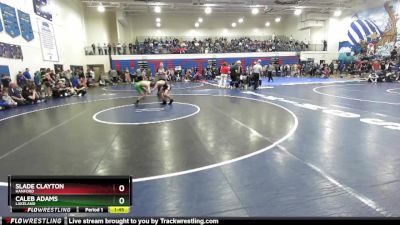 106 lbs Quarterfinal - Caleb Adams, Lakeland vs Slade Clayton, Hanford