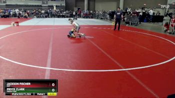 75 lbs Champ. Round 1 - Pryce Clark, Prior Lake vs Jackson Fischer, DGF