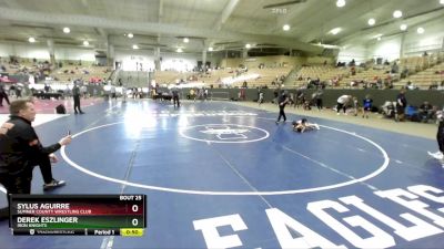 60 lbs Cons. Round 1 - Sylus Aguirre, Sumner County Wrestling Club vs Derek Eszlinger, Iron Knights