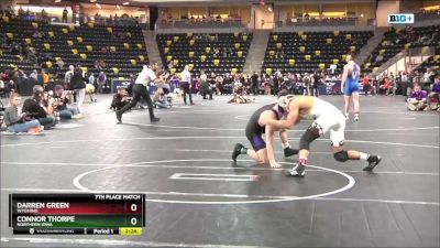 141 lbs 7th Place Match - Connor Thorpe, Northern Iowa vs Darren Green, Wyoming