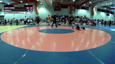 138 lbs Cons. Round 3 - Sahil Karimi, Viking Wrestling Club vs Nikita Li, Falls Church