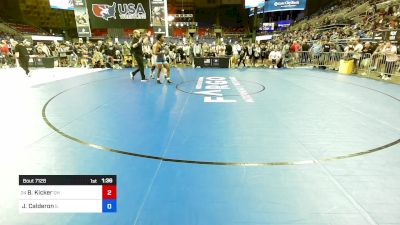 150 lbs Cons 32 #1 - Brennan Kicker, OH vs Jaedon Calderon, IL