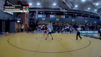 141 lbs 5th Place Match - Frank Bianco, Coker vs Benjamin Hernandez, Mount Olive