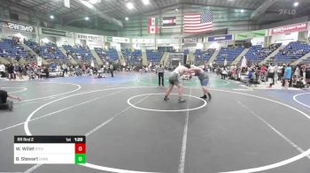 285 lbs Rr Rnd 2 - Wesley Willet, Stevens HS vs Ben Stewart, Carbon WC