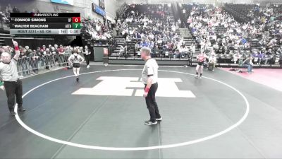 5A 126 lbs Cons. Round 3 - Walter Beacham, Alta vs Connor Simons, Spanish Fork