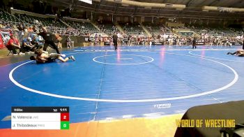 110 lbs Semifinal - Nickolas Valencia, Juggernaut Wrestling Club vs Justin Carson Thibodeaux, Predator Wrestling