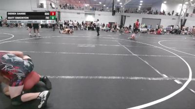 98 lbs Semis & 1st Wrestleback (8 Team) - Matt Simonton, Freakztyle Wrecking Crew vs Derek Danbe, RedNose