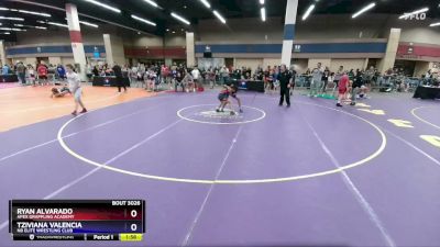 86 lbs Quarterfinal - Ryan Alvarado, Apex Grappling Academy vs Tziviana Valencia, NB Elite Wrestling Club