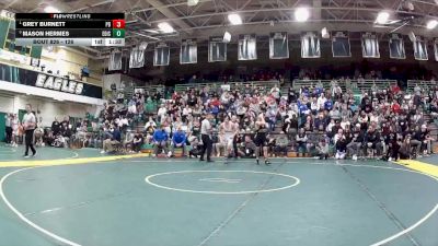 126 lbs 1st Place Match - Grey Burnett, Perrysburg vs Mason Hermes, Edison