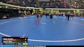 95 lbs Round 1 - Hazel Holden, Wisconsin Rapids Wrestling vs Hanley Bahl, Lancaster Wrestling Club