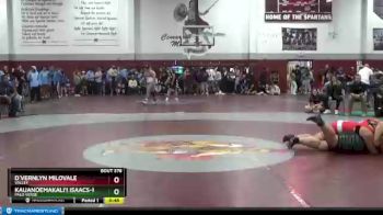 194 lbs Round 2 - Kauanoemakali&#699;i Isaacs-Kalahiki, Palo Verde vs D`vernlyn Milovale, Valley