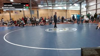 133 lbs Semifinal - Brode Colwell, Eastern Oregon University vs Hoyt Hvass, North Idaho College