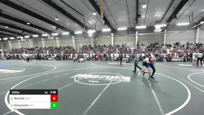 150 lbs Quarterfinal - Jackson Roorda, Grindhouse Wrestling Club vs Jackson Dinsmore, Norwood