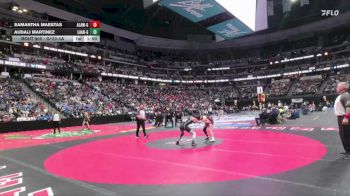 G120-4A 1st Place Match - Samantha Maestas, Alamosa Girls vs Audali Martinez, Las Animas Girls