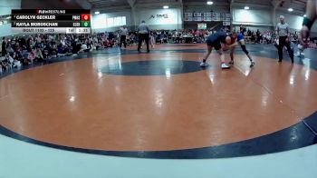 125 lbs 1st Place Match - Carolyn Geckler, Perry (Massillon) vs Kayla Moroschan, Chippewa Jr./Sr. High School