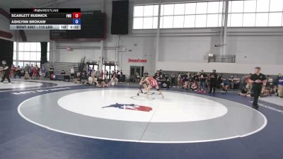 110 lbs 5th Place Match - Scarlett Rudnick, Floyd Wrestling Club vs Ashlynn Brokaw