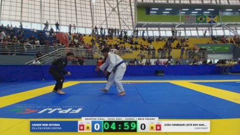 JOÃO HENRIQUE LEITE DOS SANTOS vs CAIQUE NERI SETUBAL 2026 FPJJ Circuito Paulista GI Etapa 3